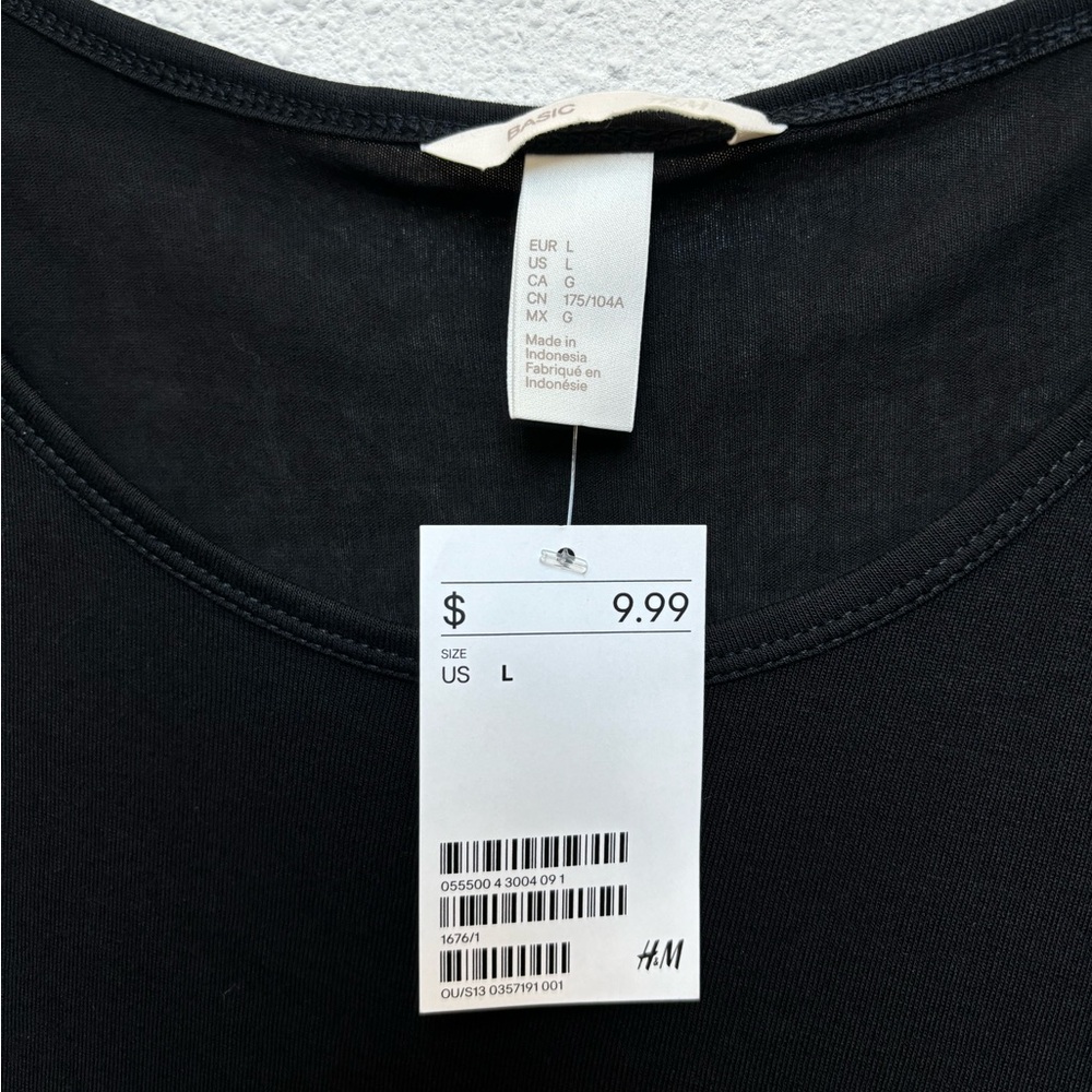 H&M women’s black top.